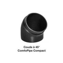 ComfoPipe Compact 125 Coude 45°, DN 155/125
